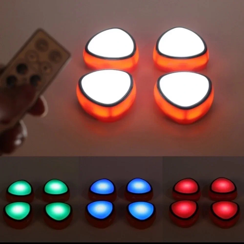Ozark Trail LED Remote Control Camping Lights 4 Pack Lights NWT